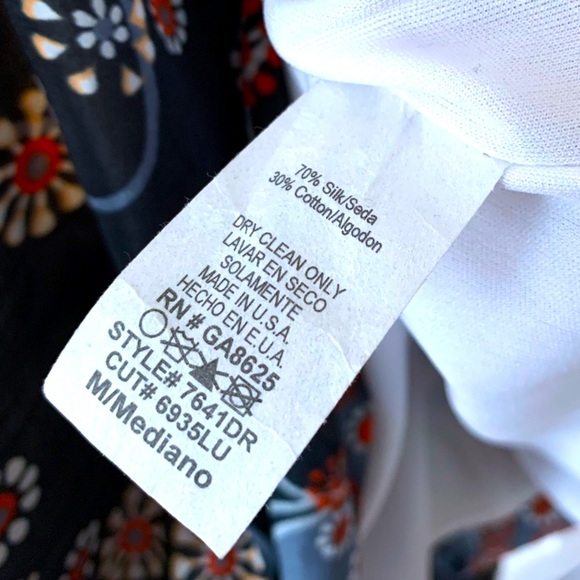 Anthropologie | NWOT Tunic Blouse or Micro Mini Dress in Floral Psychedelic S - Picture 16 of 16